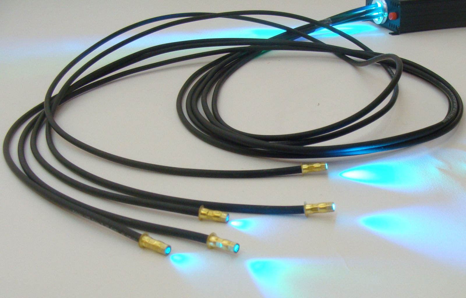 Lichtfaser Lichtleiter Glasfaser Fiber Optic PMMA Faseroptik Faseroptisch 